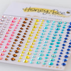Honey Bee Bliss Gem Stickers hbgs-031 Closeup View