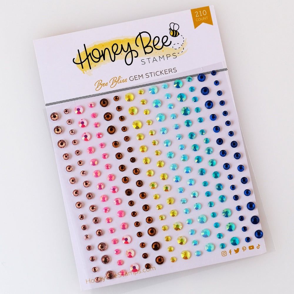 Honey Bee Bliss Gem Stickers hbgs-031 Detailed View