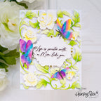 Honey Bee Bold Background Chinoiserie Dies hbds-bbchin Mother's Day Card
