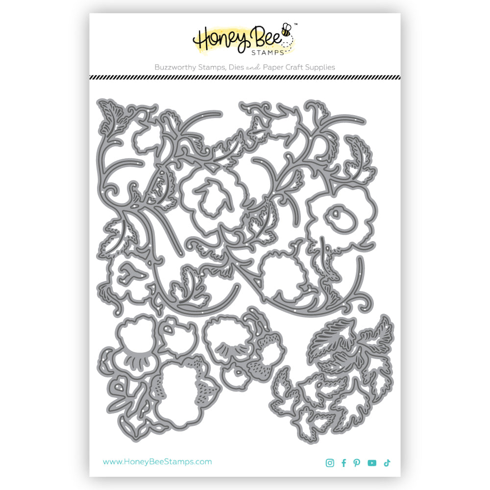 Honey Bee Bold Background Chinoiserie Dies hbds-bbchin Product Image