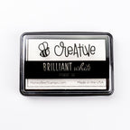 Honey Bee Brilliant White Pigment Ink Pad hbink-brwt