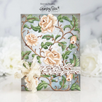 Honey Bee Burlap 3D Embossing Folder hbef-010 Mother’s Day Card | color-code:ALT02