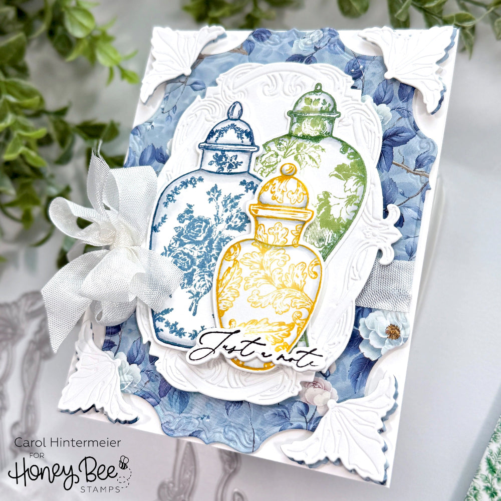 Honey Bee Cottage Countryside 6 x 8.5 Paper Pad hbpa-063 Vase Card | color-code:ALT01
