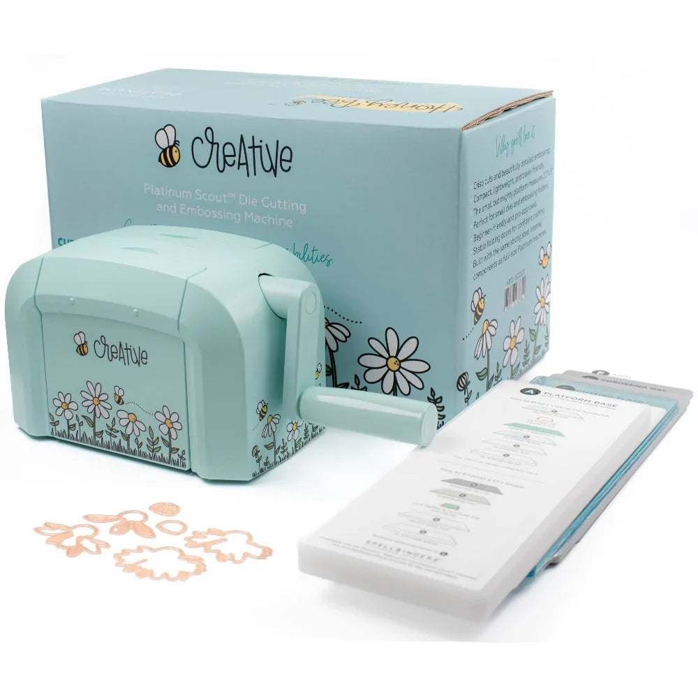 Honey Bee Creative Platinum Scout Die Cutting And Embossing Machine hbtl-diecuttingmachine Product Contents Image