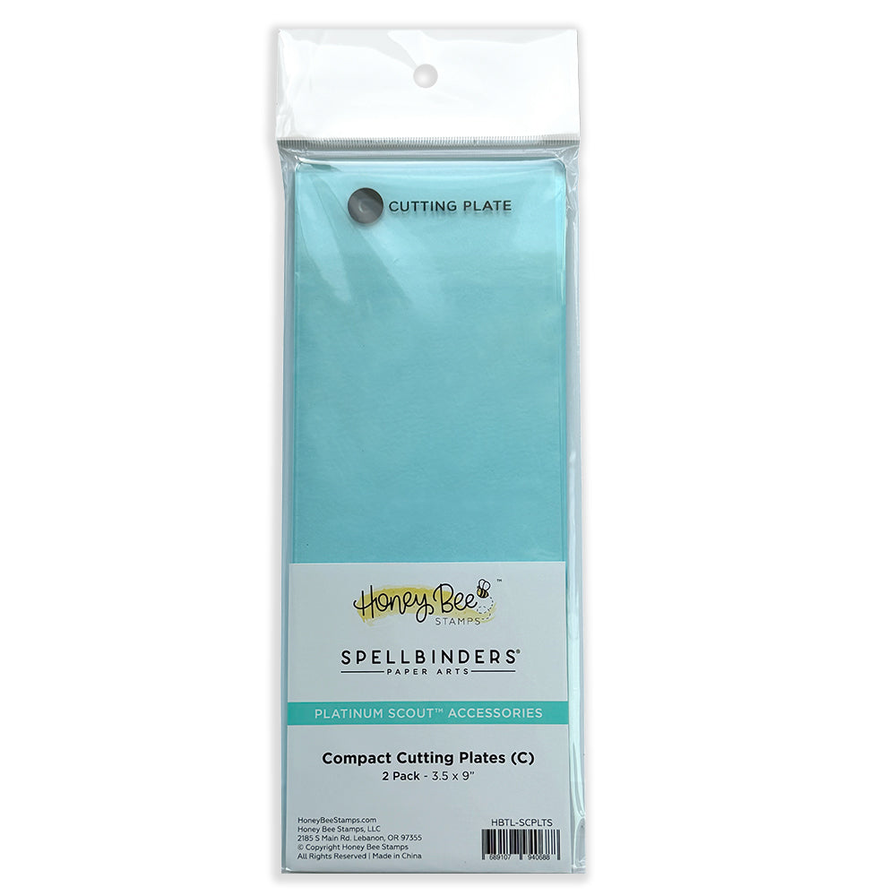Honey Bee Creative Platinum Scout Teal Compact Cutting Plates hbtl-scplts