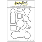 Honey Bee Dad's Garage Clear Stamps And Dies Bundle hbds-495 dies alone in package