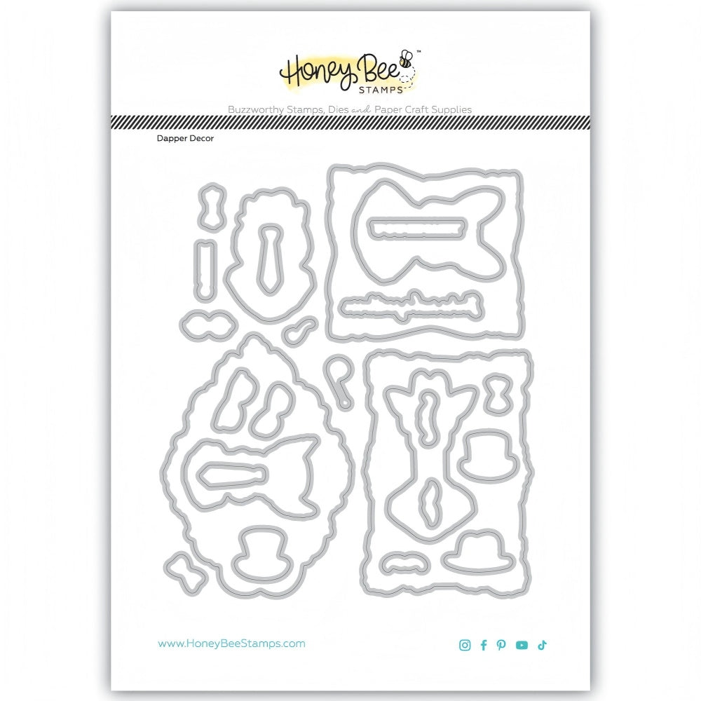 Honey Bee Dapper Decor Dies hbds-680