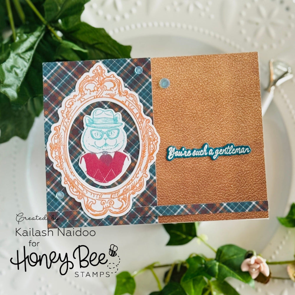 Honey Bee Dapper Decor Dies hbds-680 You're Such A Gentleman Card