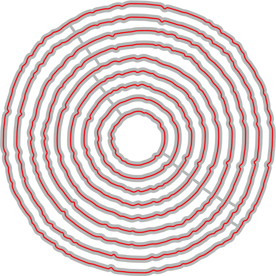 Honey Bee Deckle Edge Circles Dies hbds-dec Product Image
