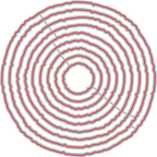 Honey Bee Deckle Edge Circles Dies hbds-dec Product Image