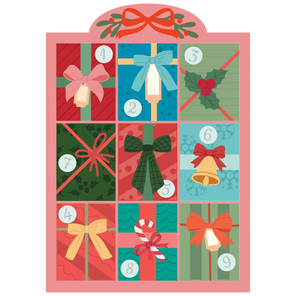 Honey Bee Design Deck Advent Dies Bundle Advent Calendar Mock Up