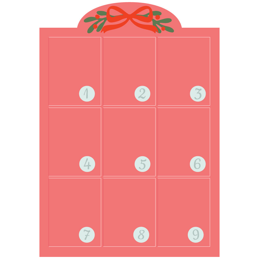 Honey Bee Design Deck Advent Dies hbds-ddadvnt Christmas Calendar