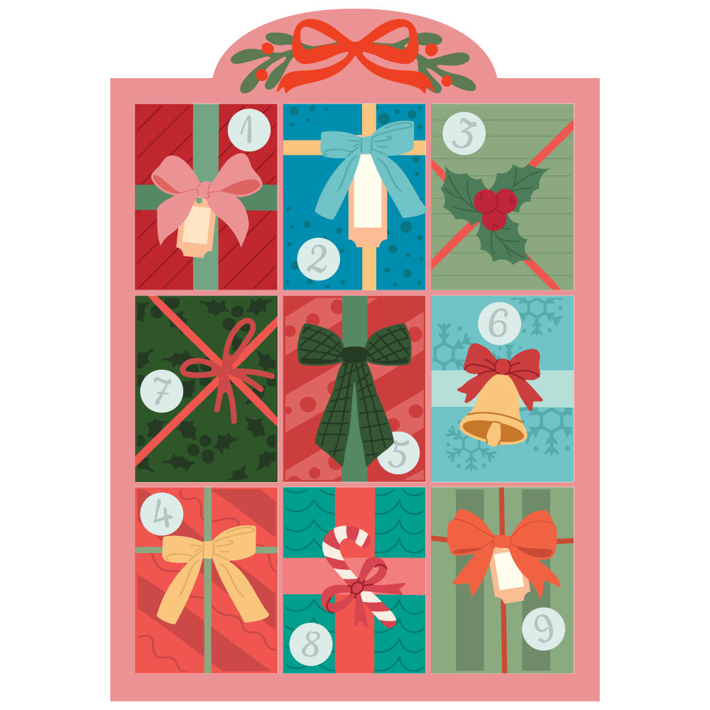 Honey Bee Design Deck Advent Dies hbds-ddadvnt Christmas Images