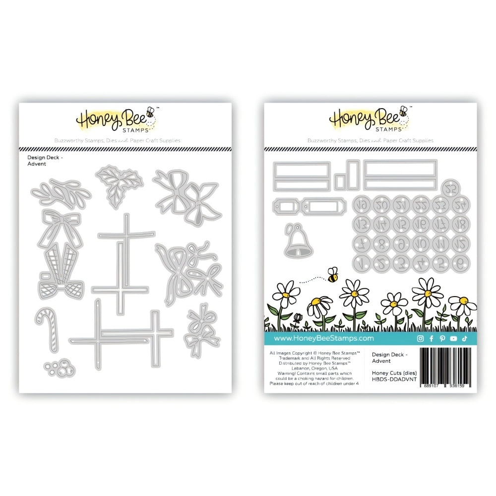 Honey Bee Design Deck Advent Dies hbds-ddadvnt Packaging Image