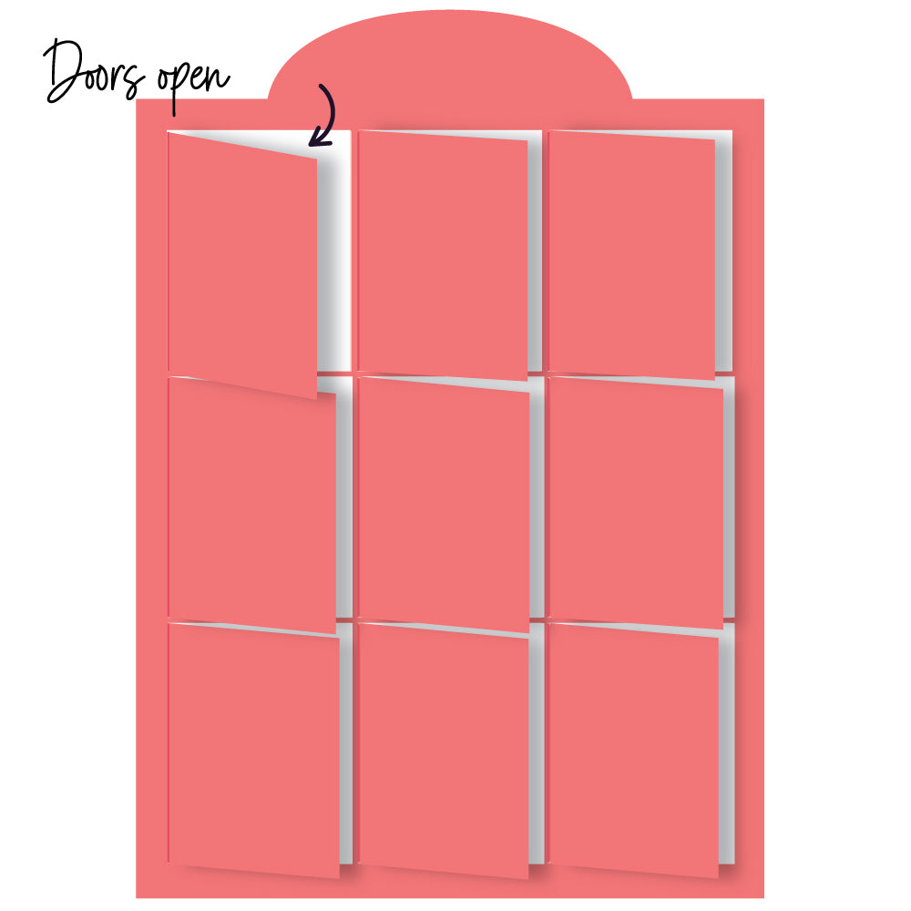 Honey Bee Design Deck Doors Die hbds-dddoor Opening Image