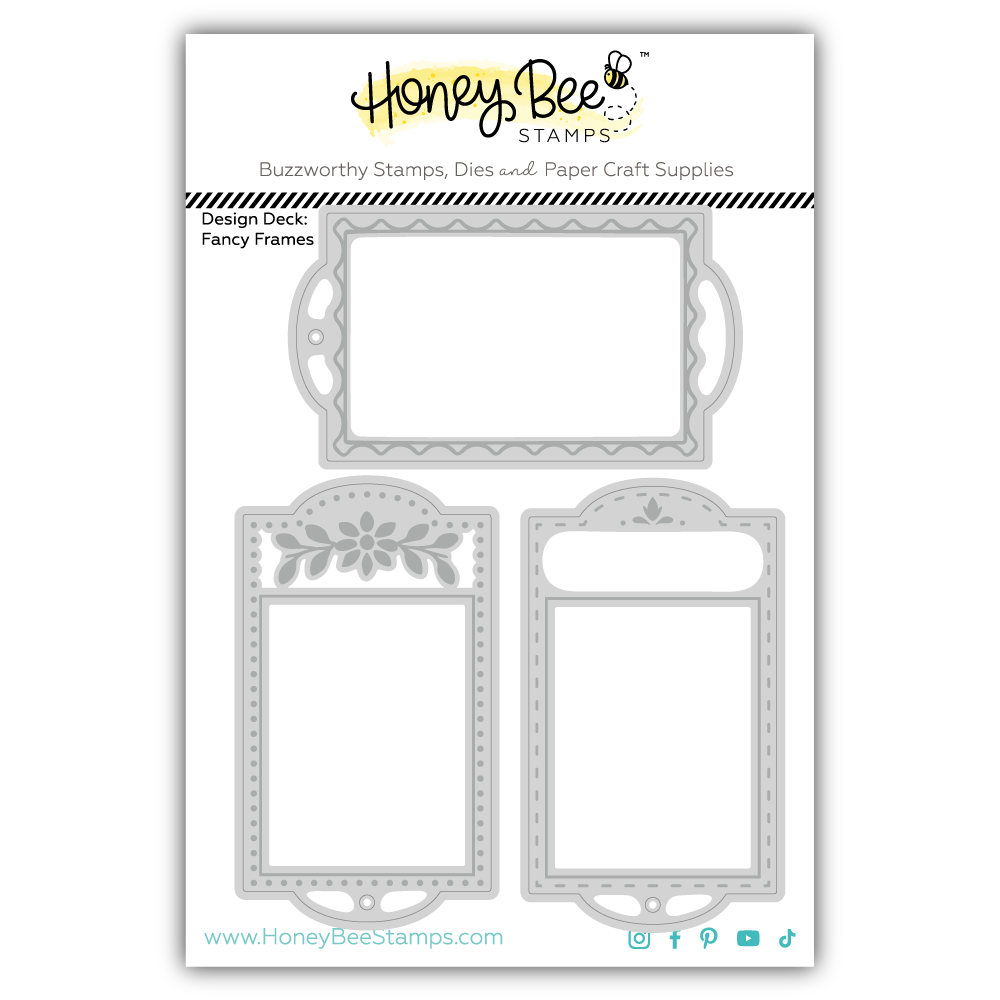 Honey Bee Design Deck Fancy Frames Dies hbds-ddffrm