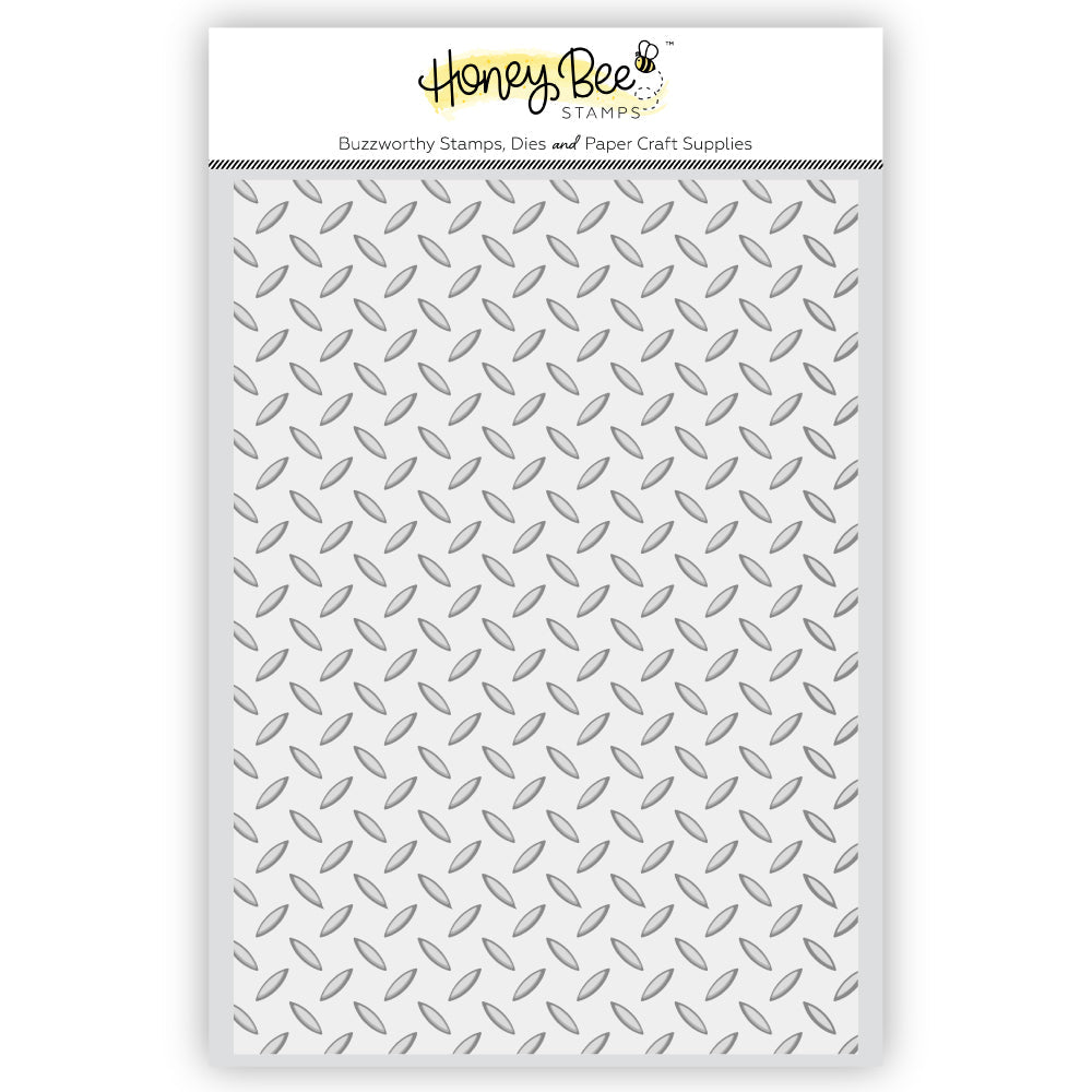 Honey Bee Diamond Plate 3D Embossing Folder hbef-027 Product Image