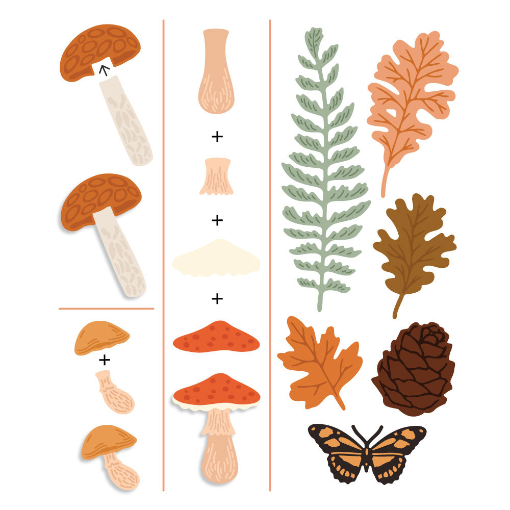 Honey Bee Display Box Fall Add-On Dies hbds-dbfalla Layering Ideas