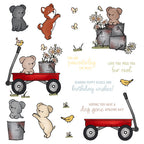 Honey Bee Dog Gone Amazing Stamps And Dies Bundle Color Sample