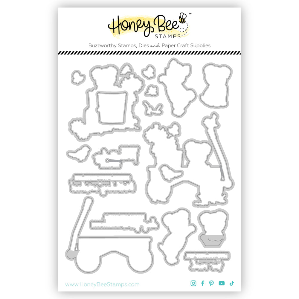Honey Bee Dog Gone Amazing Stamps And Dies Bundle Coordinating Dies packaged