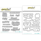 Honey Bee Don't Worry, Be Crafty Clear Stamps And Dies Bundle