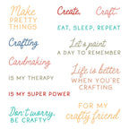 Honey Bee Don't Worry, Be Crafty Clear Stamps hbst-653