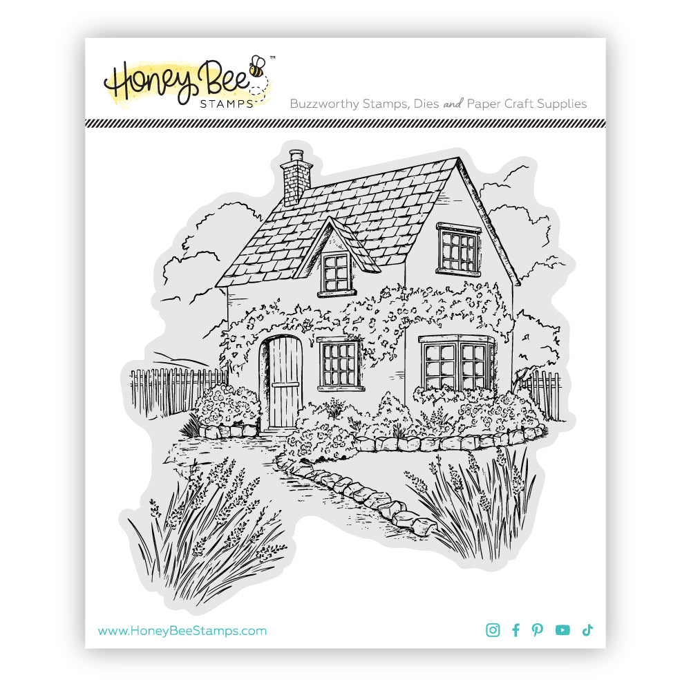 Honey Bee English Cottage Cling Stamp hbst-641 Product Image
