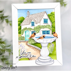 Honey Bee English Cottage Cling Stamp hbst-641 Special To Me Card | color-code:ALT02