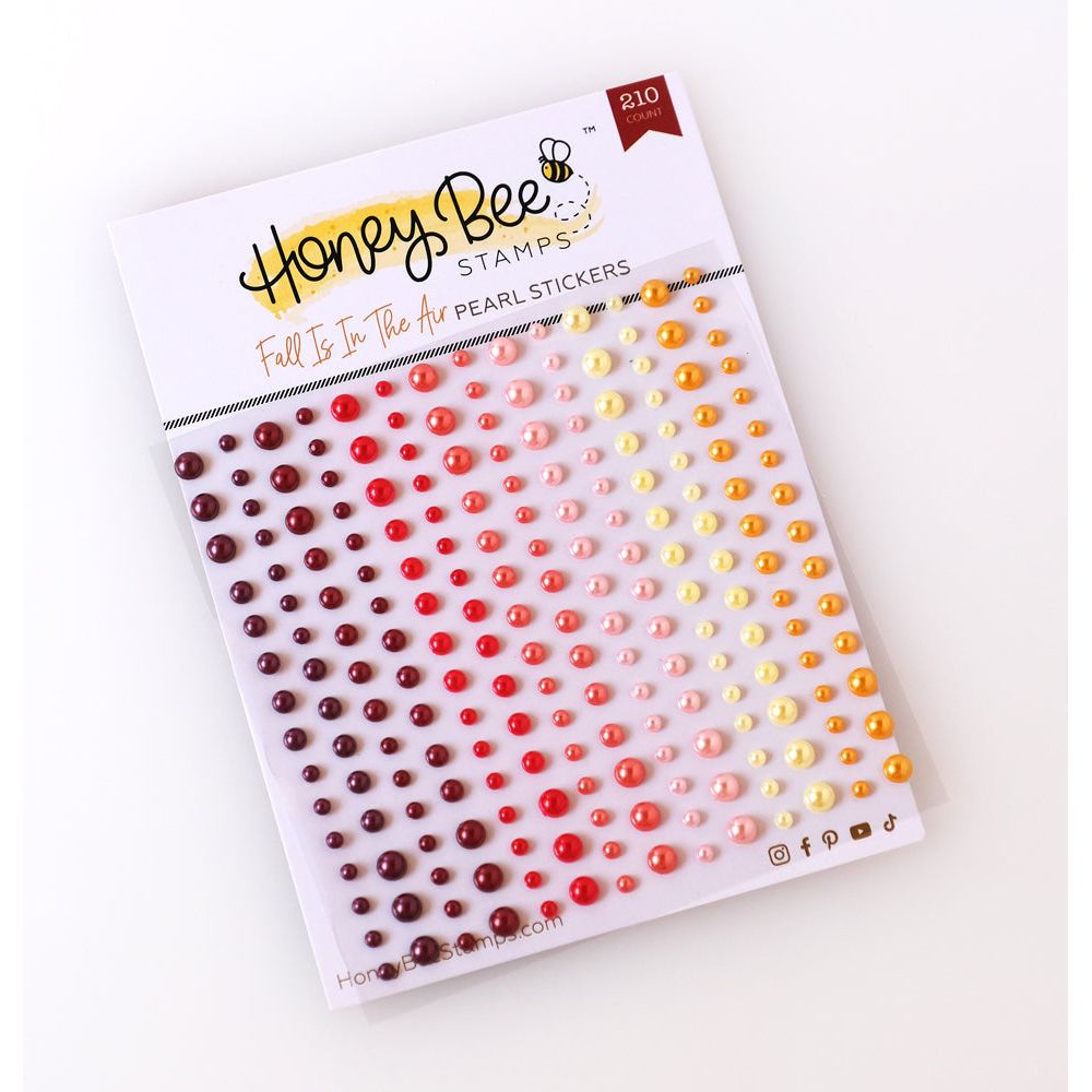 Honey Bee Fall Is In The Air Pearl Stickers hbgs-prl20