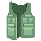 Honey Bee Fishing Vest A2 Add On Dies hbds-fshvst Masculine