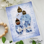 Honey Bee Floral Mosaic Detail Stencils hbsl-167 You Are Priceless Card