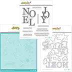 Honey Bee Floral Noel Clear Stamps Stencils And Dies Bundle