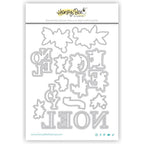 Honey Bee Floral Noel Clear Stamps Stencils And Dies Bundle HBDS-617 in Pack