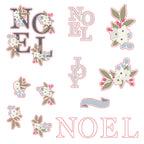 Honey Bee Floral Noel Dies hbds-617