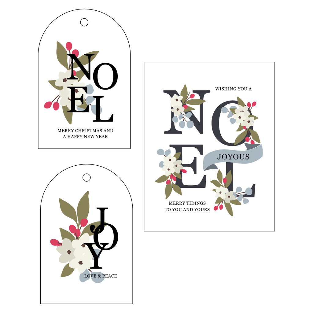 Honey Bee Floral Noel Stencils hbsl-160
