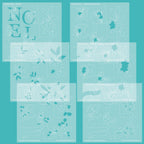 Honey Bee Floral Noel Stencils hbsl-160 Product Image