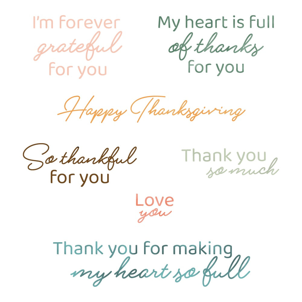 Honey Bee Forever Grateful Clear Stamps hbst-665