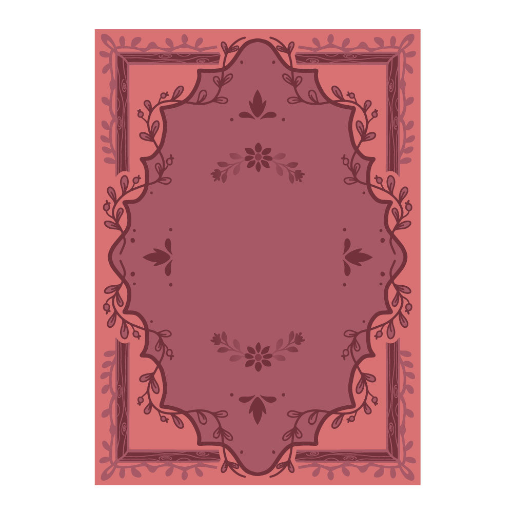 Honey Bee Framed In Fall 3D Embossing Folder hbef-033 Floral Borders