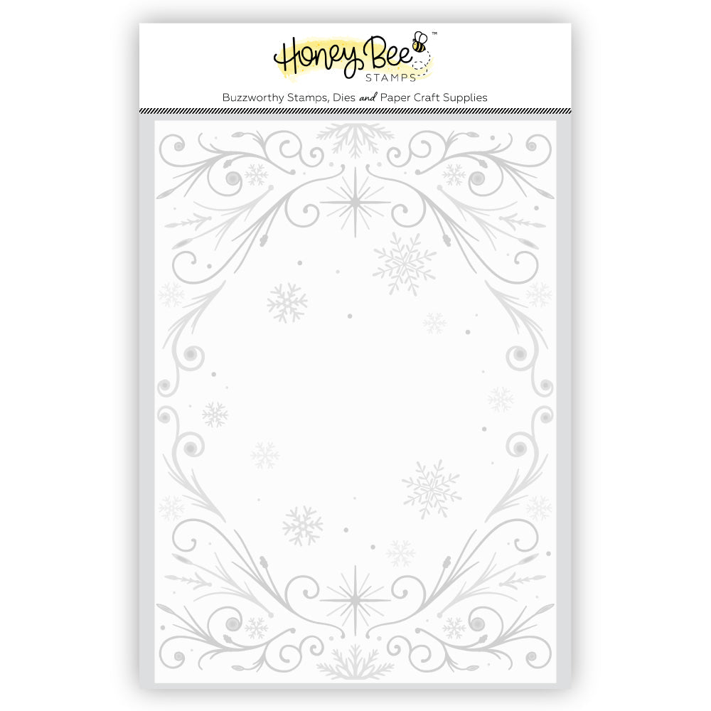 Honey Bee Frosted Filigree 3D Embossing Folder hbef-030 Product Image