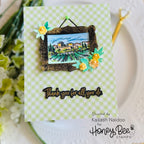 Honey Bee Gallery Wall Fall Cling Stamps hbst-666 Thank You For All You Do Card