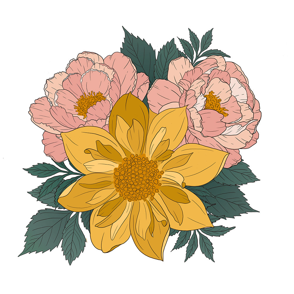 Honey Bee Gather And Give Thanks Stencils hbsl-188 Floral Image