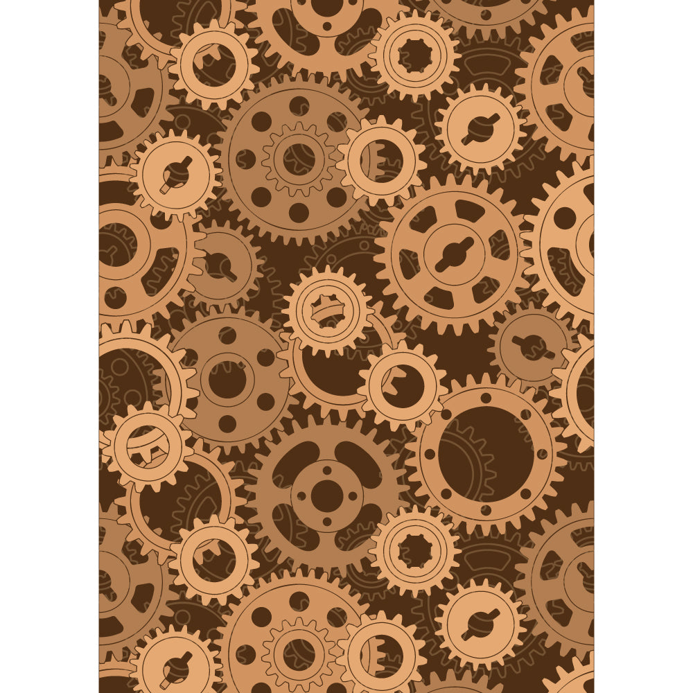 Honey Bee Gears 3D Embossing Folder hbef-031