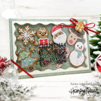 Honey Bee Gingerbread Wax Melts hbtl-wax26 Christmas Cookies Card | color-code:ALT01