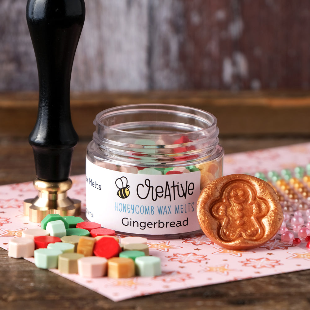 Honey Bee Gingerbread Wax Stamper hbtl-ws-ging Product Image