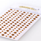 Honey Bee Gold Glimmer Enamel Stickers hbes-009 Detailed View