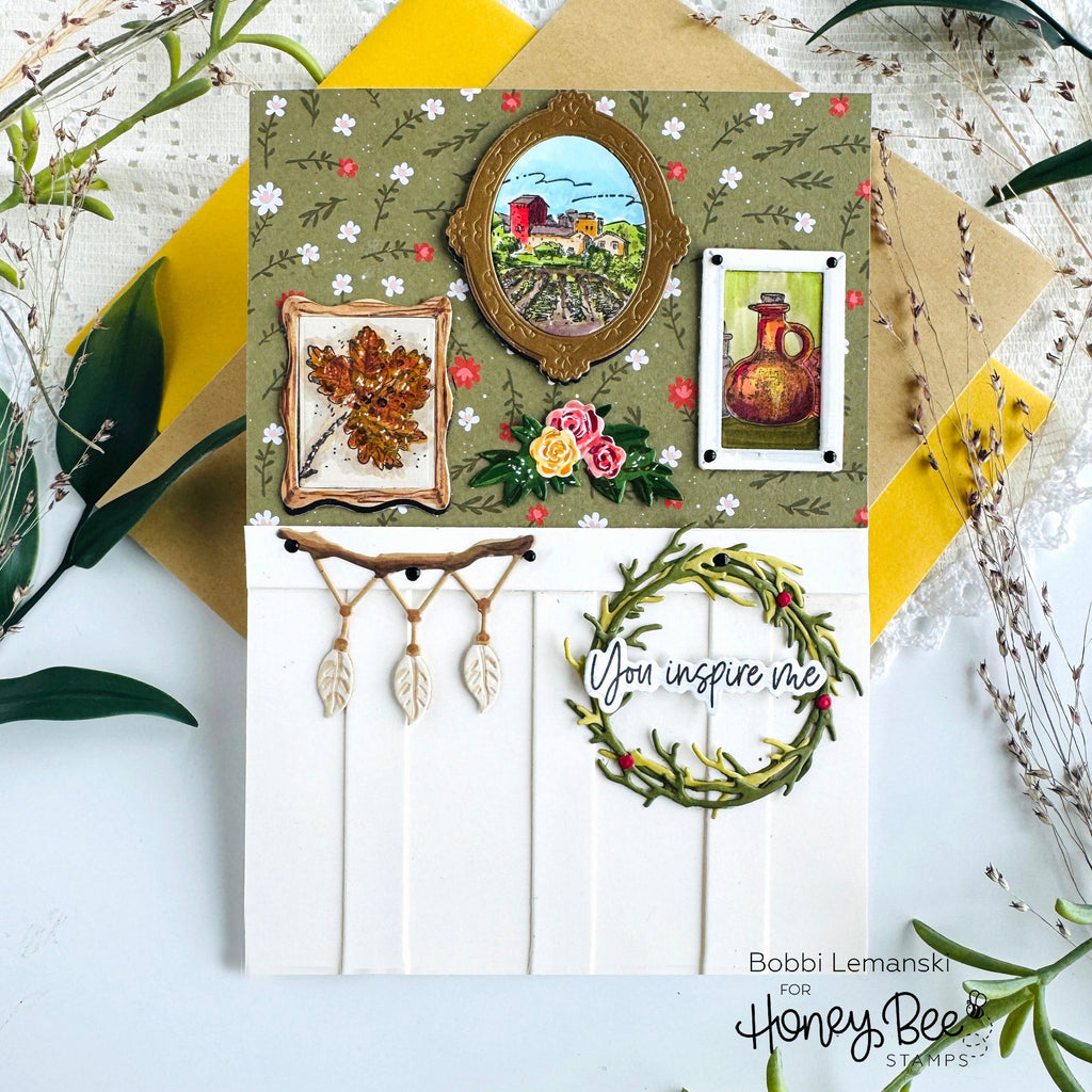 Honey Bee Grade A Teacher Clear Stamps hbst-667 You Inspire Me Card