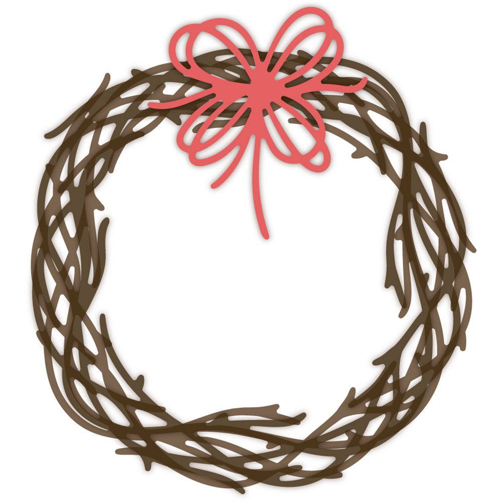 Honey Bee Grapevine Wreath Dies hbds-gwrth