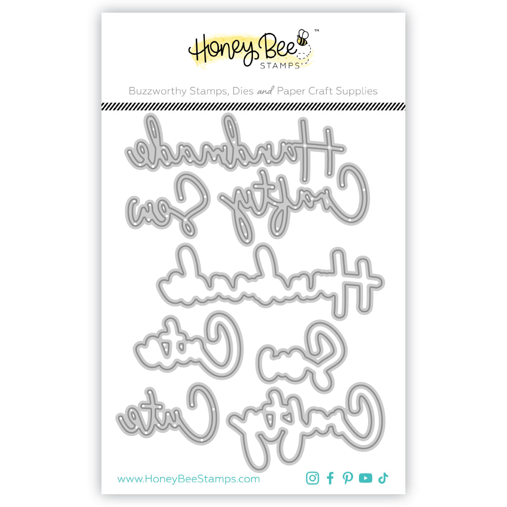 Honey Bee Great Greetings Crafting Dies hbds-ggcrft Packaging Image