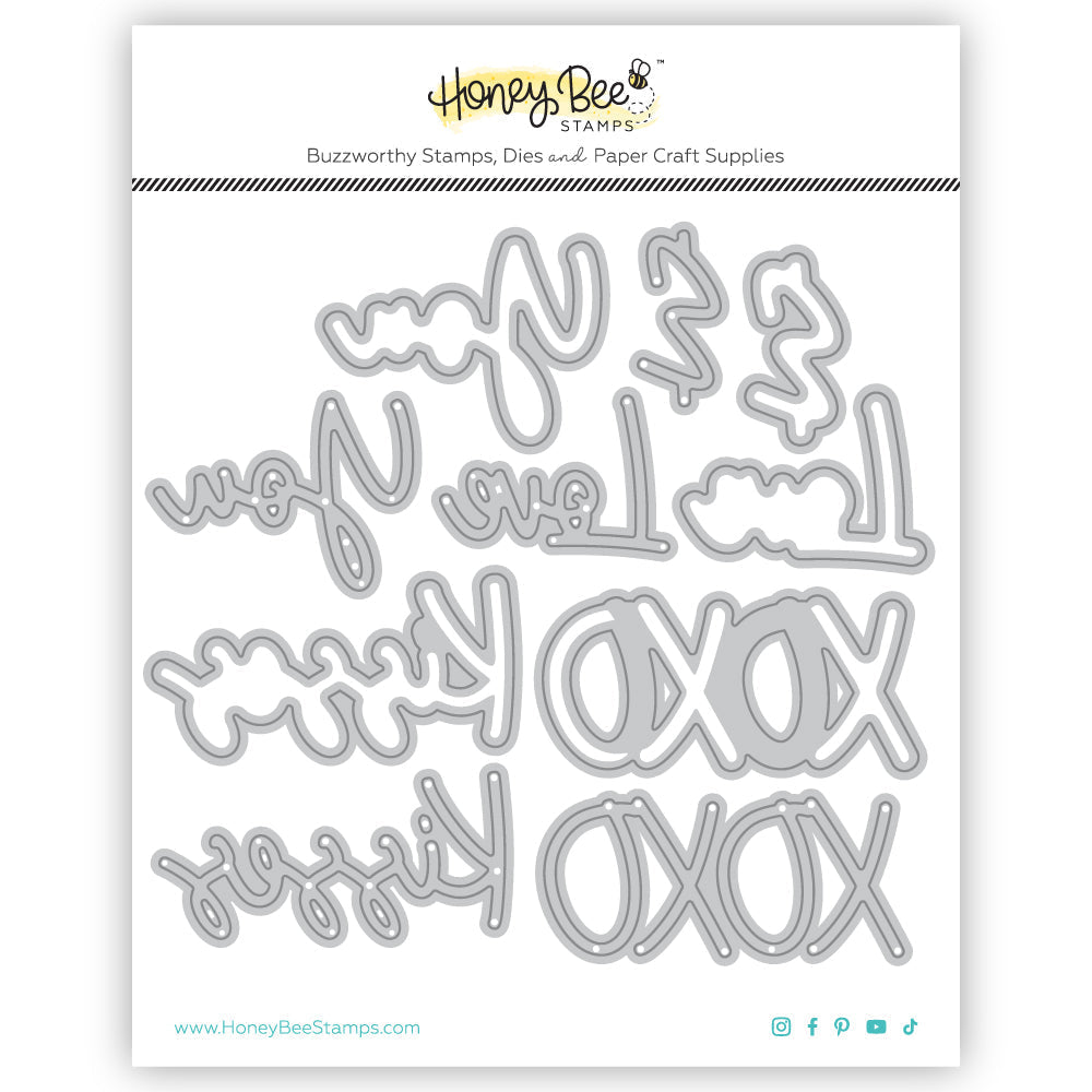 Honey Bee Great Greetings Love Dies hbds-gglve Alternate Image