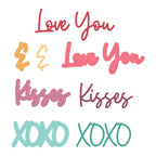 Honey Bee Great Greetings Love Dies hbds-gglve Product Image